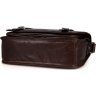 Наплечная сумка мессенджер из винтажной кожи с клапаном VINTAGE STYLE (14476) - 6