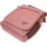 Мужская сумка-барсетка из коричневого текстиля Vintage (2421262) - 3