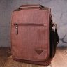 Мужская сумка-барсетка из коричневого текстиля Vintage (2421262) - 7