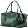 Зеленая дорожная сумка из натуральной высококачественной кожи SHVIGEL (11128) - 2