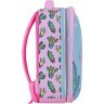 Школьный текстильный рюкзак розового цвета с рисунком ламы Bagland (55364) - 2