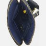 Сумка планшет мужская из матовой кожи Крейзи в синем цвете VATTO (11706) - 9