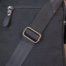 Универсальная текстильная мужская черная сумка на два отделения Vintage (20660) - 7