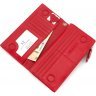 Красный женский кошелек большого размера с автономным отделом под карты ST Leather (15382) - 5