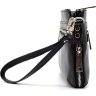 Мужской кожаный клатч-барсетка черного цвета на молнии TARWA (21724) - 3