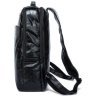 Элегантный черный рюкзак под ноутбук на два отделения VINTAGE STYLE (14845) - 4