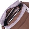 Серая мужская сумка-барсетка из текстиля Vintage (2421263) - 5