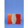 Вертикальный картхолдер из фетра с кожаными коричневыми вставками BlankNote (12215) - 4