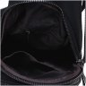 Мужская повседневная сумка-слинг из натуральной кожи черного цвета Keizer 66165 - 6