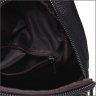 Мужская повседневная сумка-слинг из натуральной кожи черного цвета Keizer 66165 - 7