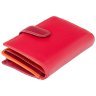 Красно-бордовый кожаный женский кошелек среднего размера с RFID - Visconti Fiji 68765 - 10