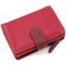 Красно-бордовый кожаный женский кошелек среднего размера с RFID - Visconti Fiji 68765 - 3