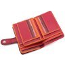 Красно-бордовый кожаный женский кошелек среднего размера с RFID - Visconti Fiji 68765 - 7