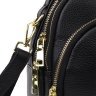 Маленькая женская сумка-рюкзак из качественной кожи черного цвета Vintage (20690) - 4