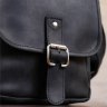Черная матовая мужская сумка на плечо из натуральной кожи SHVIGEL (11037) - 8