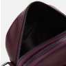 Женская фиолетовая сумка-кроссбоди из натуральной кожи флотар Keizer (56066) - 5