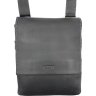 Мужская сумка планшет черного цвета из винтажной кожи VATTO (11808) - 1