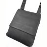 Мужская сумка планшет черного цвета из винтажной кожи VATTO (11808) - 3