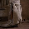Текстильный дорожный рюкзак из серого текстиля с ручками Vintage (20662) - 9