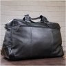 Черная дорожная сумка из натуральной кожи с ручками SHVIGEL 2411120 - 10