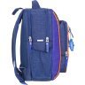 Детский школьный рюкзак из синего текстиля с принтом Bagland 53267 - 2