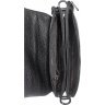 Черная сумка из натуральной кожи с клапаном Desisan (2010-011) - 5