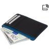 Кожаный картхолдер черно-синего цвета с RFID-защитой Visconti 69167 - 2