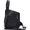 Мужская сумка-кобура на одно плечо из черной кожи TARWA (19928) - 11