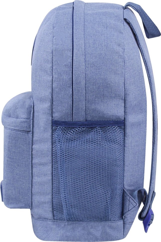 Синий молодежный рюкзак из текстиля на молнии Bagland 52768