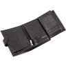 Многофункциональное портмоне черного цвета из кожи высокого качества Tony Bellucci (10726) - 6
