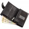 Многофункциональное портмоне черного цвета из кожи высокого качества Tony Bellucci (10726) - 7