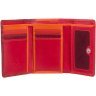Красно-бордовый женский кошелек среднего размера из натуральной кожи с RFID - Visconti Biola 68868 - 11