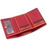 Красно-бордовый женский кошелек среднего размера из натуральной кожи с RFID - Visconti Biola 68868 - 7