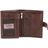 Мужское портмоне темно-коричневого цвета из фактурной кожи Tony Bellucci (10725) - 2