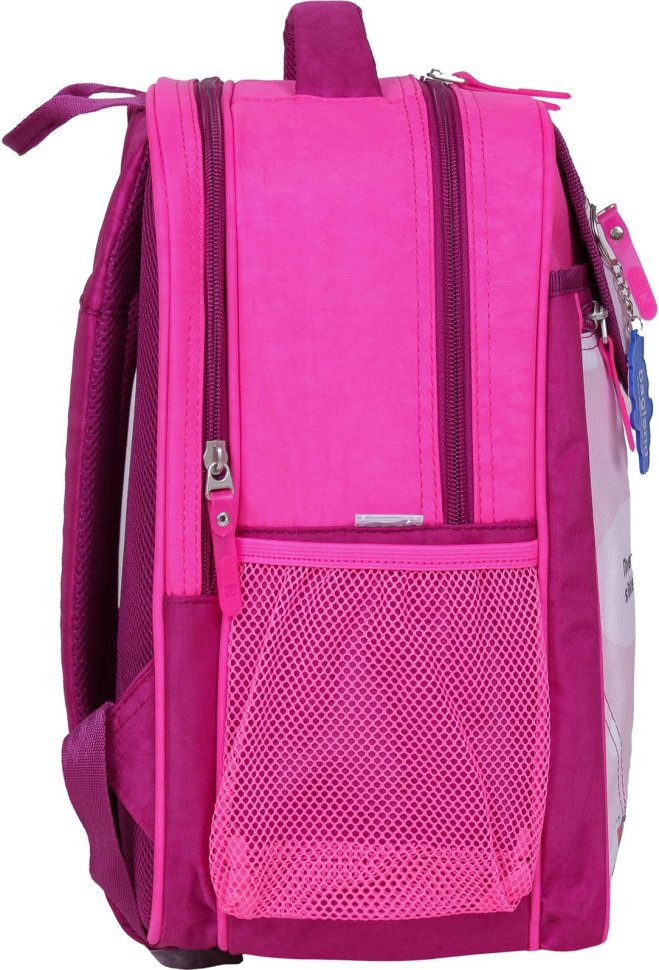 Яркий школьный текстильный рюкзак для девочек с принтом Bagland (53169)