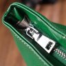 Женская вместительная сумка зеленого цвета из натуральной кожи с ручками Vintage (2422119) - 10