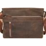 Мужская винтажная сумка коричневого цвета VATTO (11910) - 1