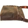 Мужская винтажная сумка коричневого цвета VATTO (11910) - 4