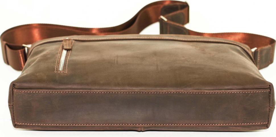 Мужская винтажная сумка коричневого цвета VATTO (11910)