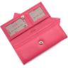 Женский компактный кошелек розового цвета KARYA (16180) - 3