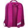Школьный рюкзак для девочек из текстиля малинового цвета Bagland (53170) - 4