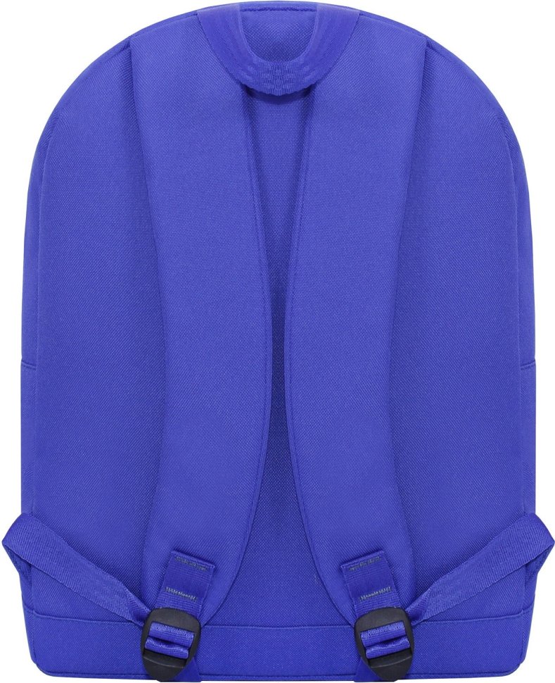 Яркий синий рюкзак для подростка из текстиля с липучками Bagland (53870)