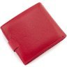 Женский кошелек из натуральной кожи красного цвета с блоком для карт ST Leather 1767470 - 3