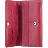 Вместительный женский кошелек из качественной натуральной кожи красного цвета Visconti 68870 - 11