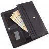 Женский кошелек из натуральной кожи с выраженной фактурой черного цвета Tony Bellucci (10884) - 6