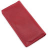 Красный купюрник из фактурной кожи Grande Pelle (13209) - 3