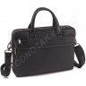 Классическая мужская кожаная сумка под формат документов размером с А4 H.T Leather (10346) - 2