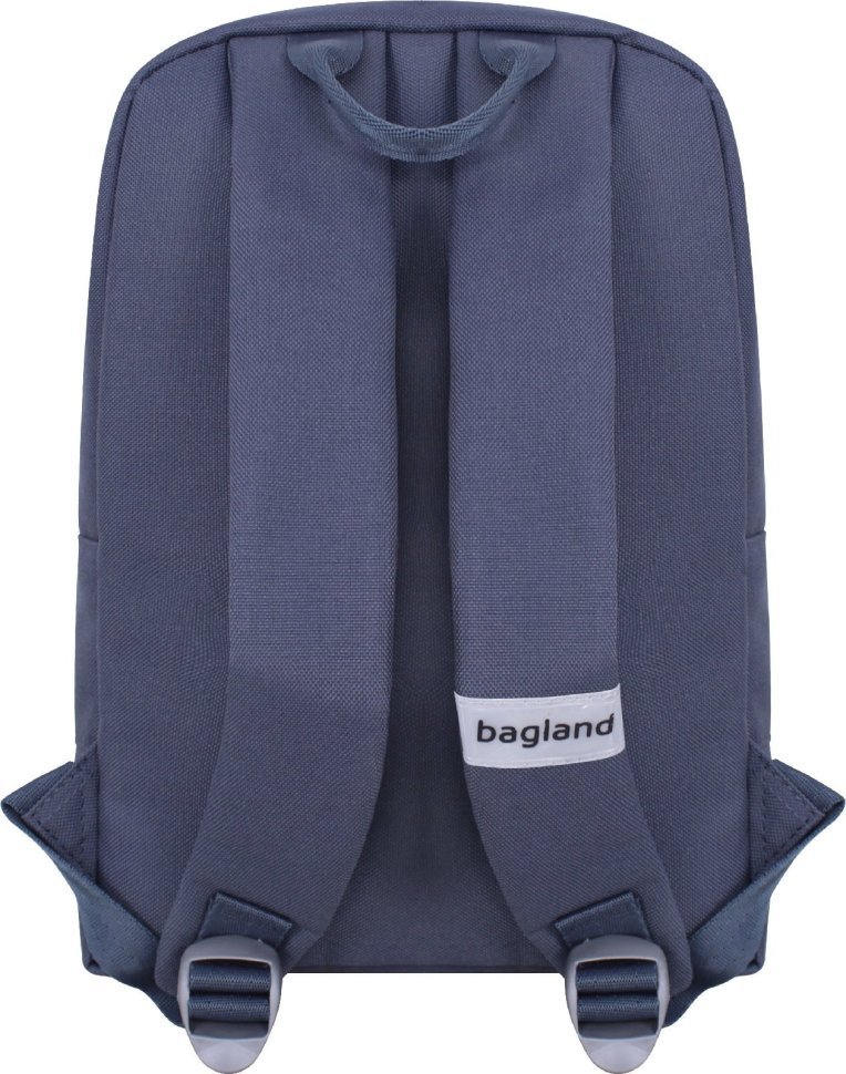 Практичный рюкзак из серого текстиля с принтом Bagland (55571)