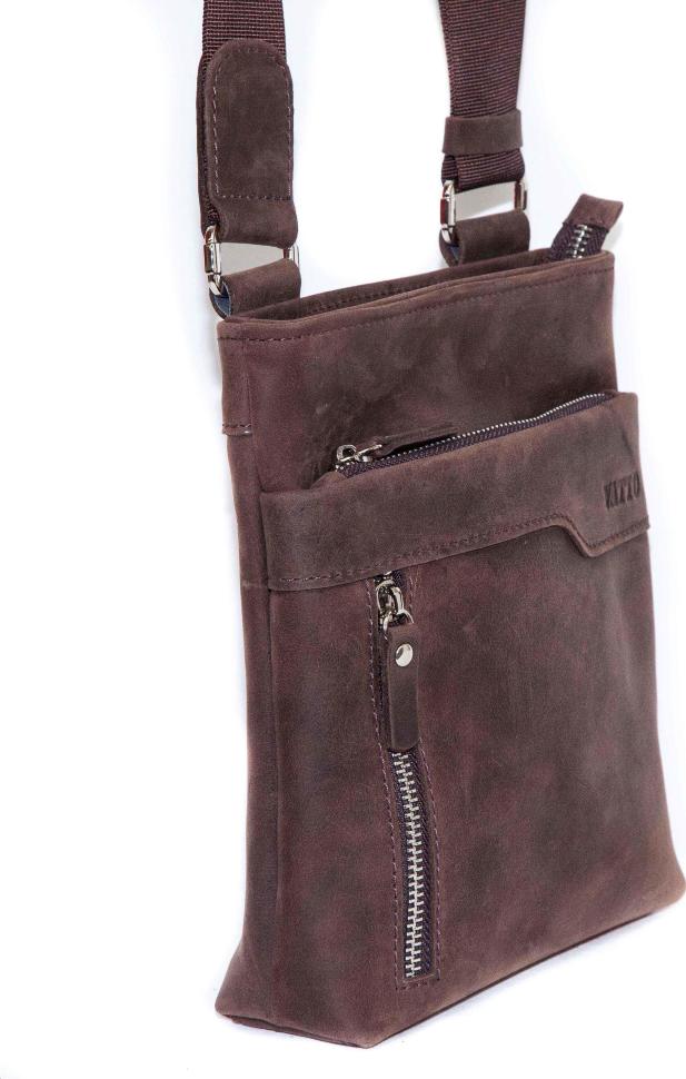 Мужская коричневая сумка небольшого размера VATTO (11713)