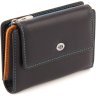 Черный женский кошелек среднего размера из натуральной кожи ST Leather 1767271